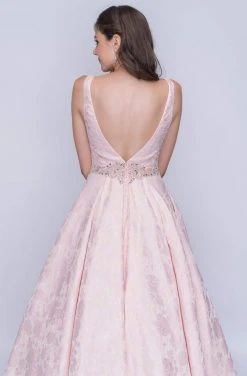 Nina Canacci - 3146 Illusion Plunging Neck Gem Embellished A Line Gown Formal Gowns 17 Nina Canacci - 3146 Illusion Plunging Neck Gem Embellished A Line Gown Formal Gowns
