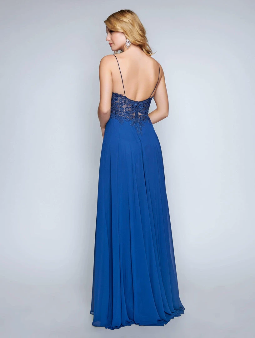 Formal Gowns Nina Canacci - 3153 Spaghetti Strap Lace Bodice A Line Evening Gown 10 Formal Gowns Nina Canacci - 3153 Spaghetti Strap Lace Bodice A Line Evening Gown
