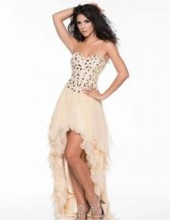 Formal Gowns Nina Canacci - 4005 Dress In Nude