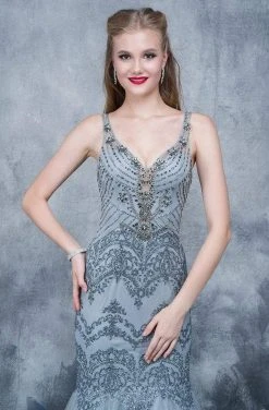 Formal Gowns Nina Canacci - 8142 Jeweled V-neck Mermaid Dress 15 Formal Gowns Nina Canacci - 8142 Jeweled V-neck Mermaid Dress