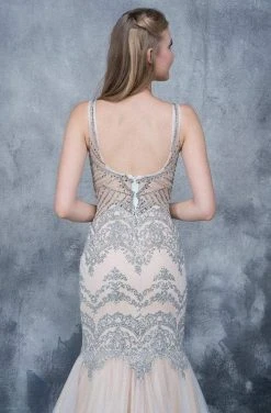 Formal Gowns Nina Canacci - 8142 Jeweled V-neck Mermaid Dress 10 Formal Gowns Nina Canacci - 8142 Jeweled V-neck Mermaid Dress