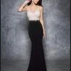 Formal Gowns Nina Canacci - V-Neck Long Prom Dress 7368 1 Formal Gowns Nina Canacci - V-Neck Long Prom Dress 7368