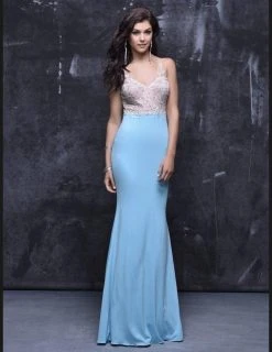 Formal Gowns Nina Canacci - V-Neck Long Prom Dress 7368 12 Formal Gowns Nina Canacci - V-Neck Long Prom Dress 7368