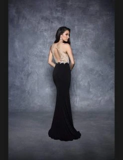 Formal Gowns Nina Canacci - V-Neck Long Prom Dress 7368 9 Formal Gowns Nina Canacci - V-Neck Long Prom Dress 7368