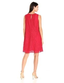 Nine West - 10647202 Sleeveless Floral Lace Cocktail Dress Cocktail Dresses