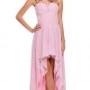Formal Gowns Nox Anabel - 2699 Strapless Ruched High Low Dress
