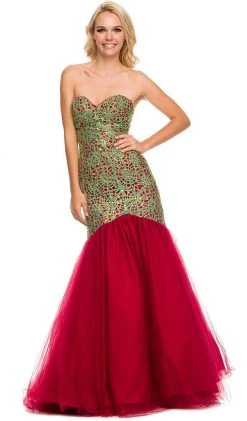 Nox Anabel - 3123 Embellished Sweetheart Mermaid Dress 12 Nox Anabel - 3123 Embellished Sweetheart Mermaid Dress