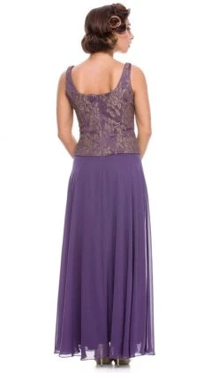 Nox Anabel - 5076 Lace Dress With Sheer Jacket Formal Gowns