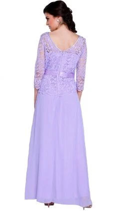 Nox Anabel - 5116 Lace Illusion Dress Formal Gowns 16 Nox Anabel - 5116 Lace Illusion Dress Formal Gowns