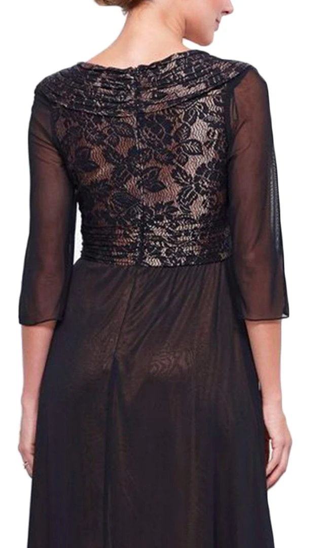 Nox Anabel - 5126 Sheer Empire Dress 5 Nox Anabel - 5126 Sheer Empire Dress