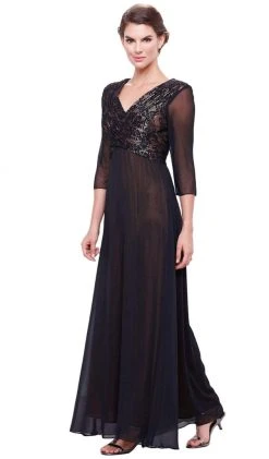 Nox Anabel - 5126 Sheer Empire Dress 13 Nox Anabel - 5126 Sheer Empire Dress