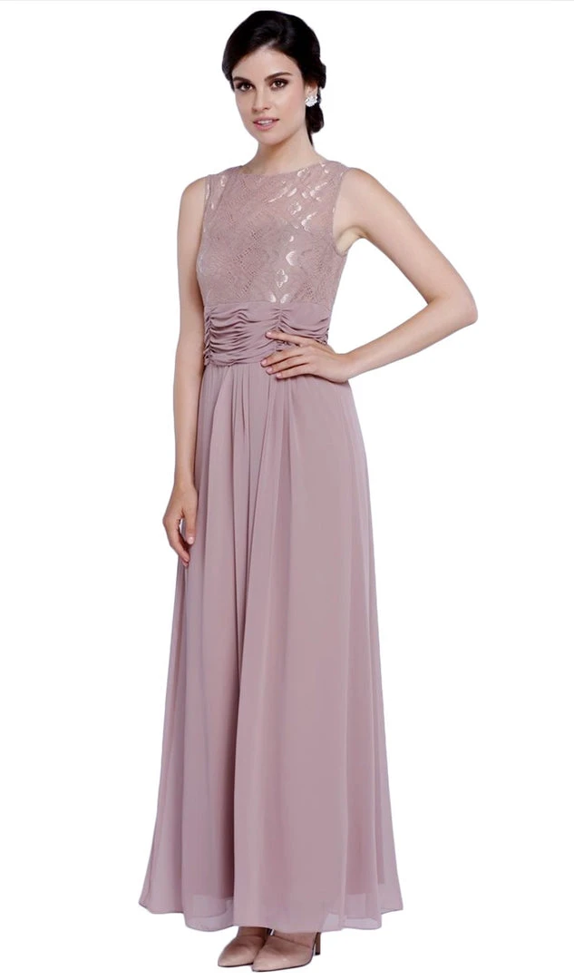 Formal Gowns Nox Anabel - 5136 Illusion Dress With Jacket 8 Formal Gowns Nox Anabel - 5136 Illusion Dress With Jacket