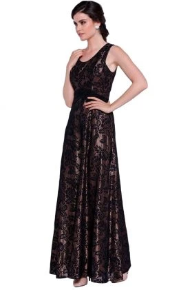 Formal Gowns Nox Anabel - 5139 Lace Embroidered A-line Dress