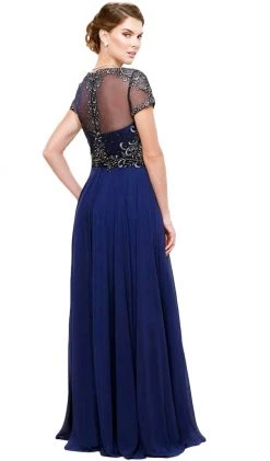 Nox Anabel - 5143 Beaded Embellished A-Line Gown