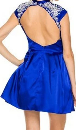 Nox Anabel - 6051 Cap Sleeves Cocktail Dress Cocktail Dresses 11 Nox Anabel - 6051 Cap Sleeves Cocktail Dress Cocktail Dresses