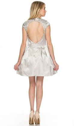 Nox Anabel - 6051 Cap Sleeves Cocktail Dress Cocktail Dresses 13 Nox Anabel - 6051 Cap Sleeves Cocktail Dress Cocktail Dresses