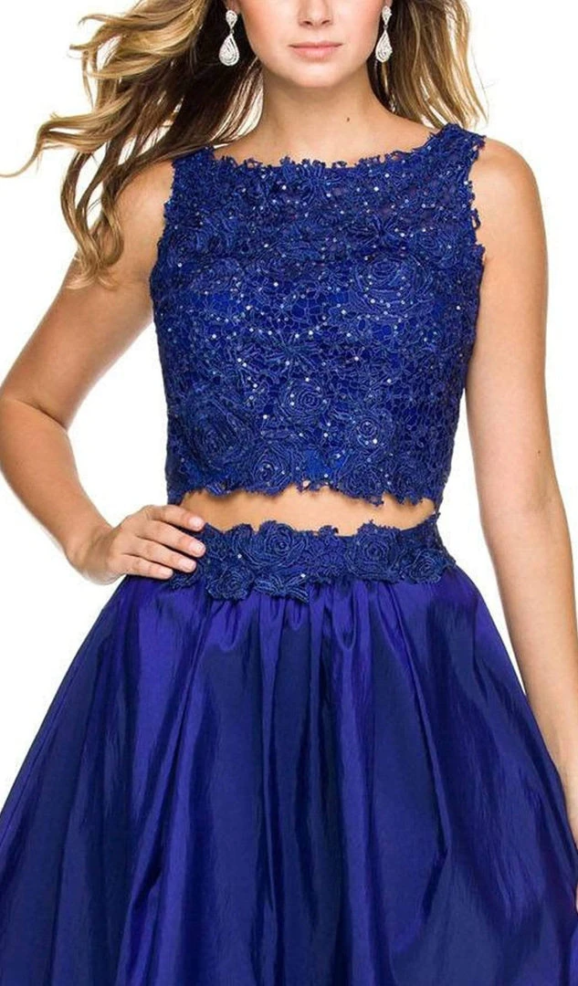 Nox Anabel - 6054 Embellished Bateau Neck Dress 7 Nox Anabel - 6054 Embellished Bateau Neck Dress