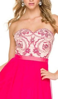 Nox Anabel - 8146 Strapless Sweetheart A-Line Dress