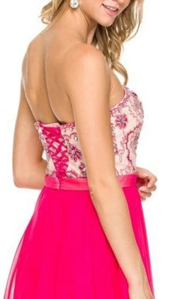 Nox Anabel - 8146 Strapless Sweetheart A-Line Dress