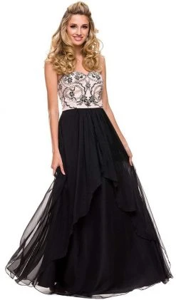 Nox Anabel - 8146 Strapless Sweetheart A-Line Dress