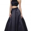 Nox Anabel - 8229 Two Piece Beaded Halter Evening Dress Formal Gowns 1 Nox Anabel - 8229 Two Piece Beaded Halter Evening Dress Formal Gowns