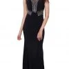 Formal Gowns Nox Anabel - 8285 Bedazzled Jewel Illusion Panel Evening Gown