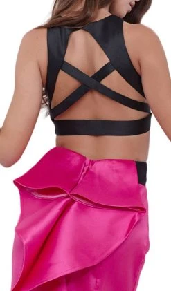 Nox Anabel - 8292 Sleeveless Two-piece Jewel Trumpet Dress Formal Gowns 13 Nox Anabel - 8292 Sleeveless Two-piece Jewel Trumpet Dress Formal Gowns