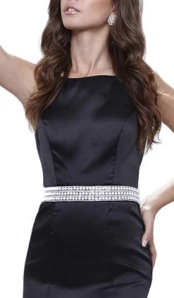 Nox Anabel - 8320 Sleeveless Beaded Waist Trumpet Evening Gown Formal Gowns