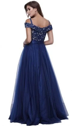Nox Anabel - 8372 Lace Off-Shoulder Ballgown