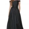 Nox Anabel - C007 Sleek Off Shoulder Mikado A-Line Gown