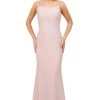 Formal Gowns Nox Anabel - C307 Scoop Sheath Cowl Back Dress