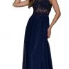 Formal Gowns Nox Anabel - G096 Beaded Lace Halter Chiffon A-line Dress