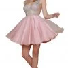 Prom Dresses Nox Anabel - G637 Bejeweled Plunging V-neck Ruffled A-line Dress