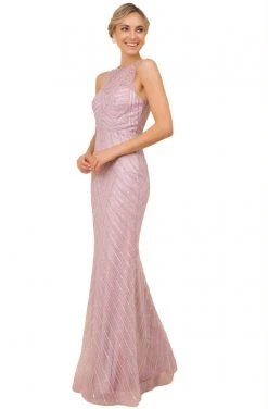 Nox Anabel - H404 Embellished Jewel Neck Sheath Dress Formal Gowns 9 Nox Anabel - H404 Embellished Jewel Neck Sheath Dress Formal Gowns