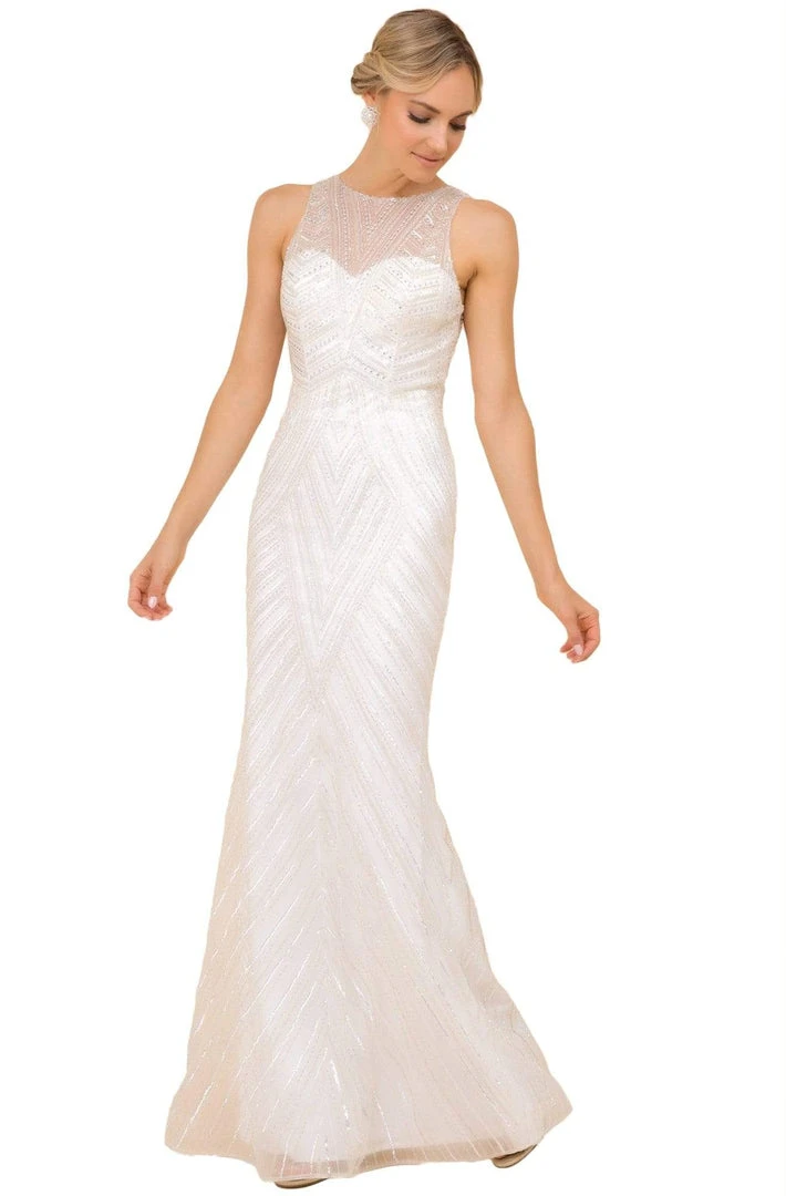 Nox Anabel - H404 Embellished Jewel Neck Sheath Dress Formal Gowns 7 Nox Anabel - H404 Embellished Jewel Neck Sheath Dress Formal Gowns