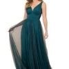 Formal Gowns Nox Anabel - L340 Deep V-Neck Empire A-Line Dress
