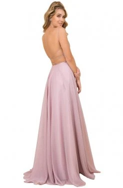 Formal Gowns Nox Anabel - R352 Strappy Ruched A-Line Dress