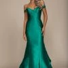 Nox Anabel - Sleek Off-Shoulder Layered Mikado Mermaid Dress C003 Formal Gowns 2 Nox Anabel - Sleek Off-Shoulder Layered Mikado Mermaid Dress C003 Formal Gowns