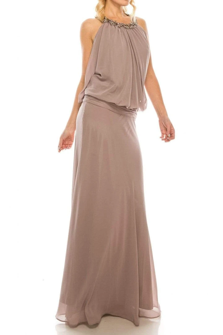 Odrella - 1321 Beaded Halter A-Line Dress Formal Gowns 5 Odrella - 1321 Beaded Halter A-Line Dress Formal Gowns