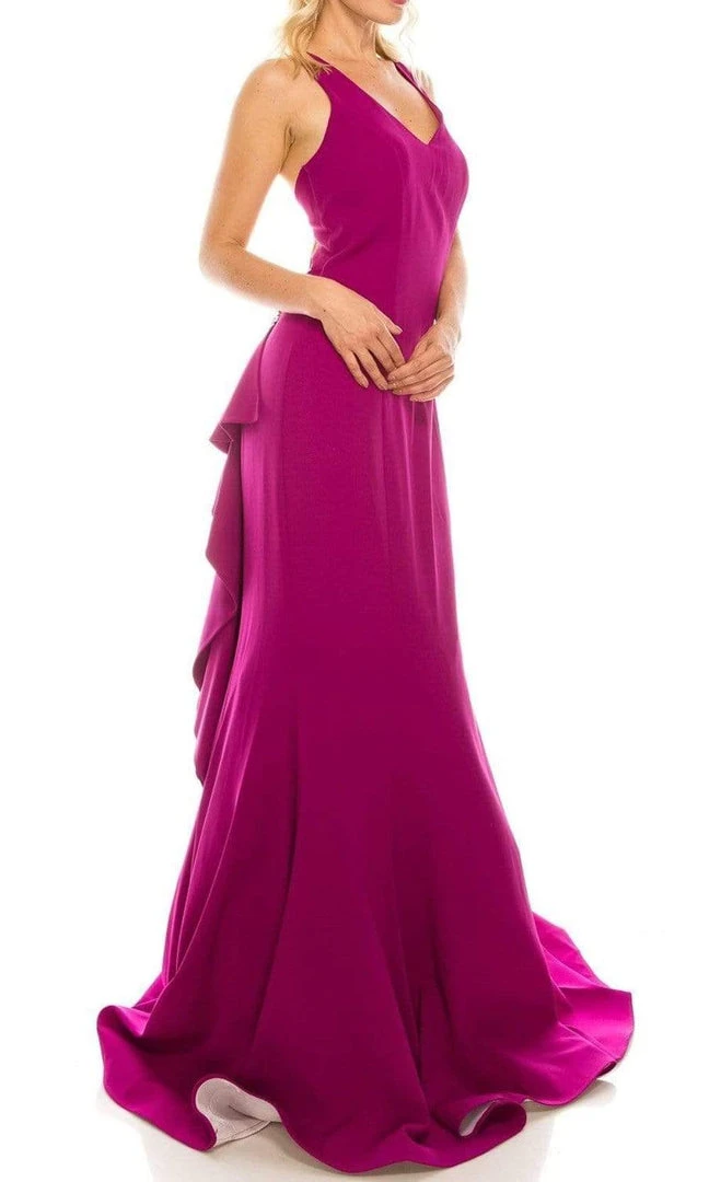 Odrella - 4225 Bejeweled Cutout Racerback Sleeveless Trumpet Gown Formal Gowns 5 Odrella - 4225 Bejeweled Cutout Racerback Sleeveless Trumpet Gown Formal Gowns