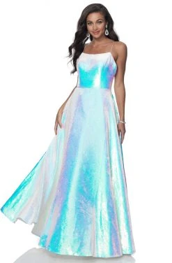 Blush By Alexia Designs Formal Gowns Pink By Blush - 5826 Shiny Sequined Long Dress