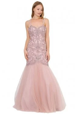 Poly USA - 8352 Embellished Sweetheart Trumpet Gown