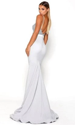 Portia And Scarlett - Lody Sienna No Lace Train Sweetheart Dress