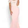 Portia And Scarlett - Mermaid Gown Appliqued Off Shoulder Gown Formal Gowns
