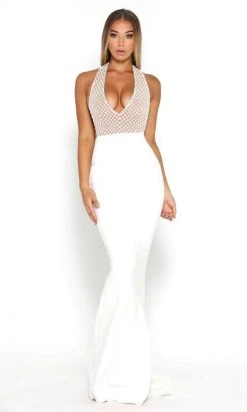 Formal Gowns Portia And Scarlett - Tasha Dress Plunging Halter Mermaid Dress 9 Formal Gowns Portia And Scarlett - Tasha Dress Plunging Halter Mermaid Dress