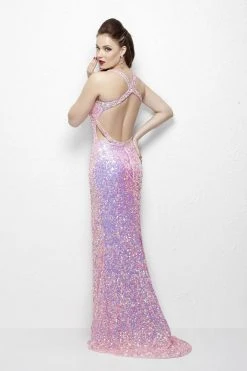 Primavera Couture - 1148 Sequined Sweetheart Sheath Gown