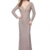 Primavera Couture - 1961 Long Sleeve Sequined Gown