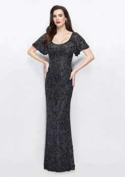 Primavera Couture - 1991 Embellished Scoop Sheath Dress