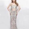 Primavera Couture - 3041 Two-Piece Shimmering Beaded Evening Gown 2 Primavera Couture - 3041 Two-Piece Shimmering Beaded Evening Gown