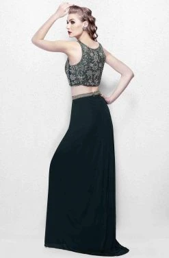 Primavera Couture - 3063 Two-Piece Beaded Bateau Evening Gown Formal Gowns 12 Primavera Couture - 3063 Two-Piece Beaded Bateau Evening Gown Formal Gowns